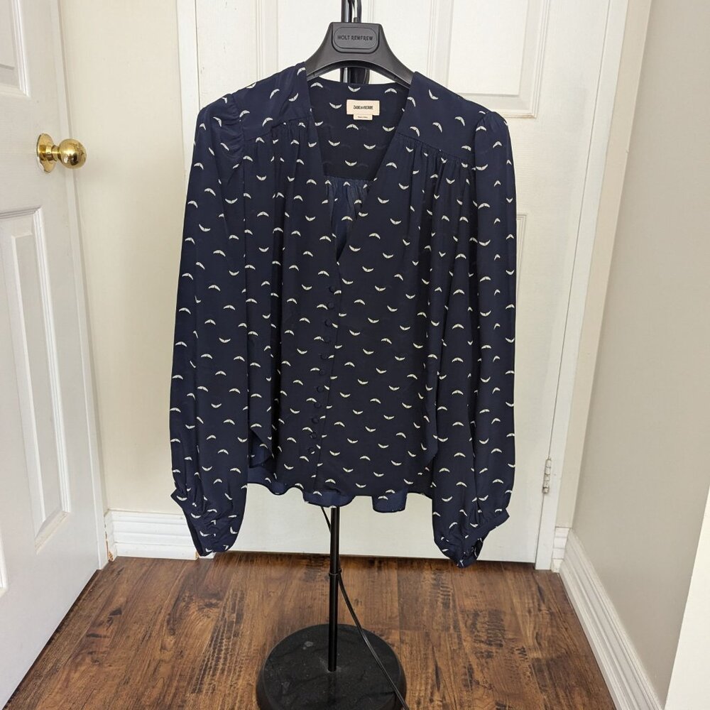 Zadig & Voltaire size L silk blouse